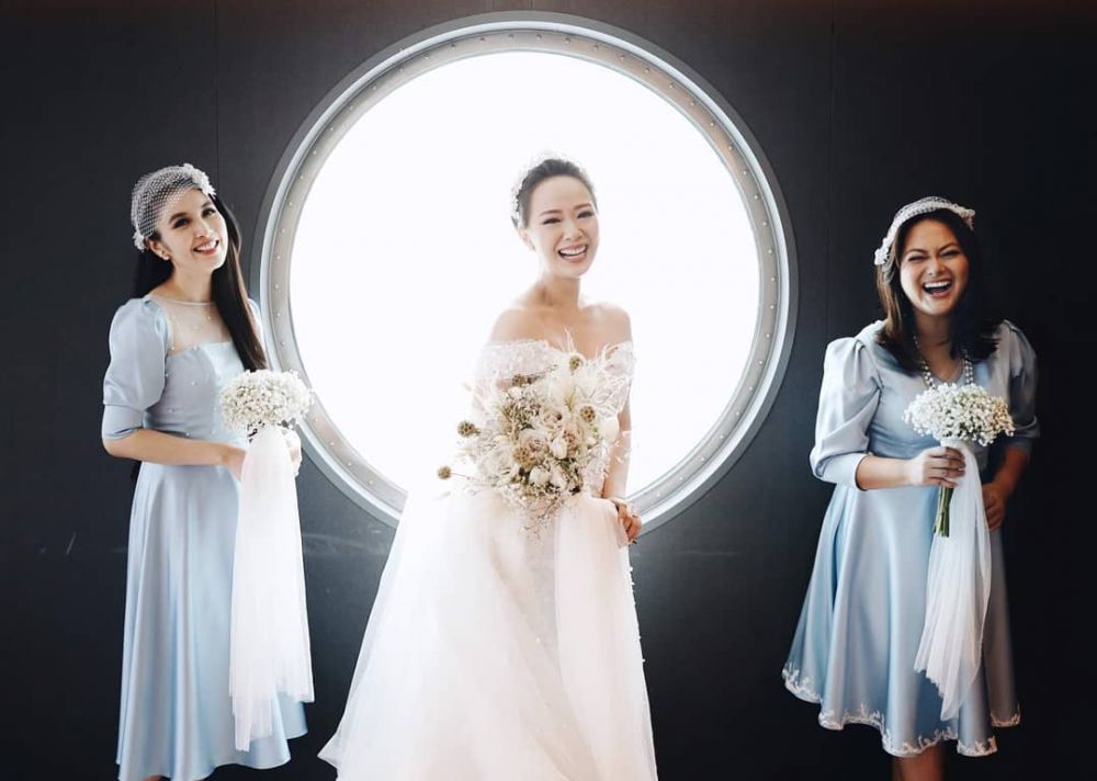 14 Momen pernikahan Yuanita Christiani di kapal pesiar, penuh haru