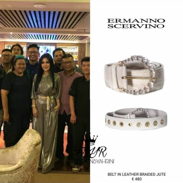 12 Koleksi ikat pinggang Syahrini, ada seharga motor matic premium