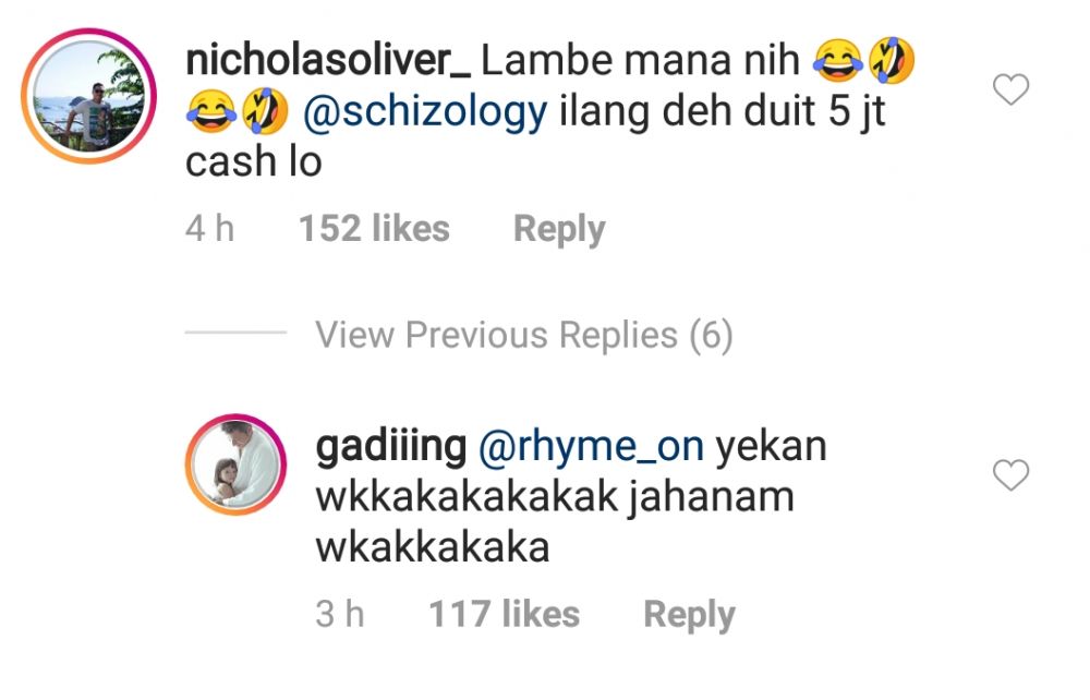 Ini komentar Gading Marten usai posting foto bareng Sophia Latjuba