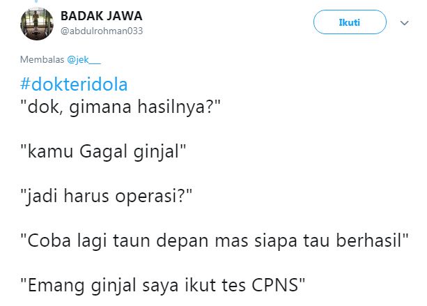 10 Cuitan lucu 'tanya dokter' ini recehnya dijamin bikin tepuk jidat