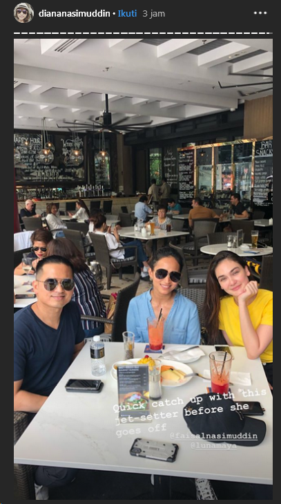 Luna Maya & Faisal Nasimuddin kepergok makan bareng di Malaysia