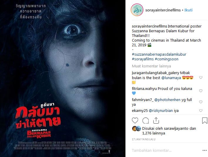 Film yang dibintanginya tayang di Thailand, Luna Maya banjir pujian