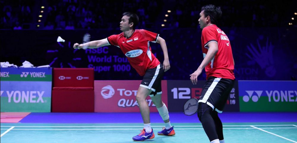 10 Potret kemenangan Ahsan/Hendra, juara All England 2019