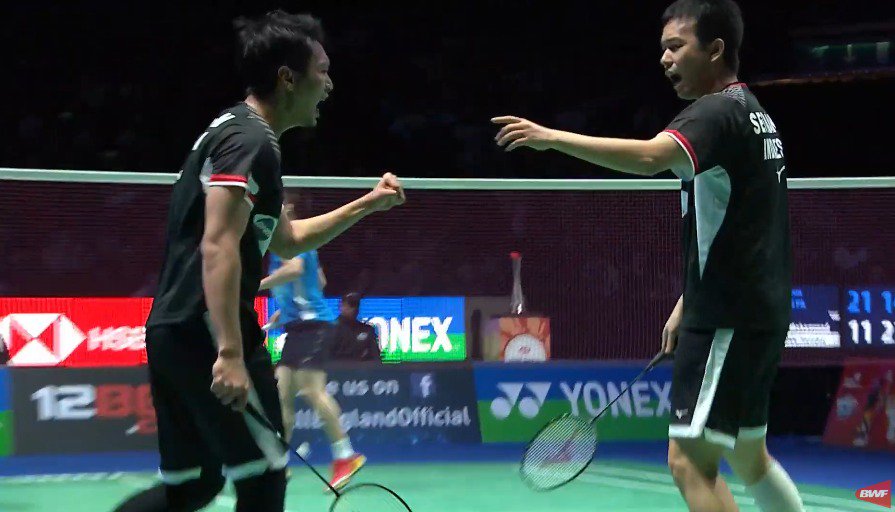 10 Potret kemenangan Ahsan/Hendra, juara All England 2019