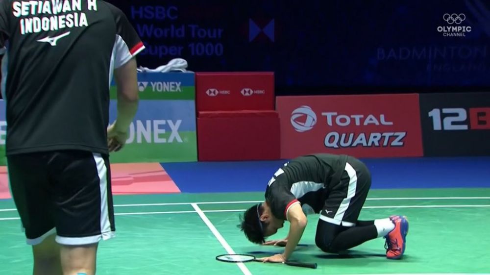 10 Potret kemenangan Ahsan/Hendra, juara All England 2019