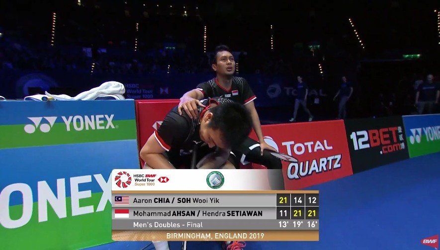 10 Potret kemenangan Ahsan/Hendra, juara All England 2019