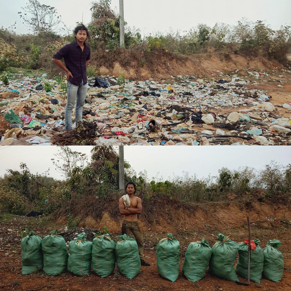 Viral challenge bersih-bersih sampah, ini 10 foto sebelum-sesudahnya