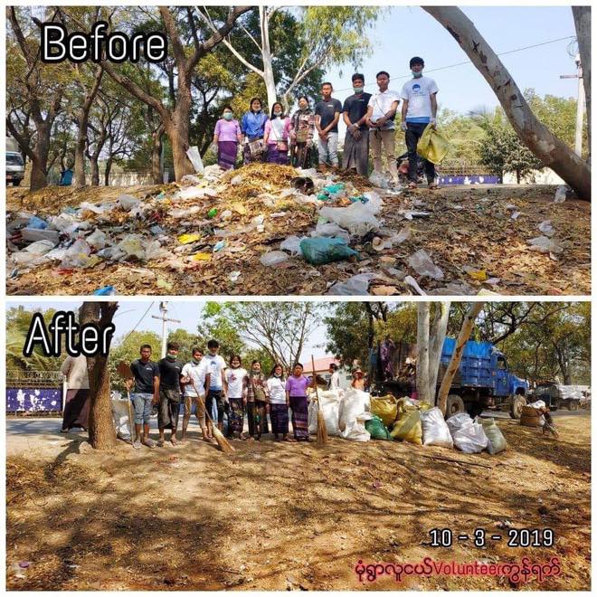 Viral challenge bersih-bersih sampah, ini 10 foto sebelum-sesudahnya