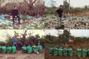 Viral challenge bersih-bersih sampah, ini 10 foto sebelum-sesudahnya