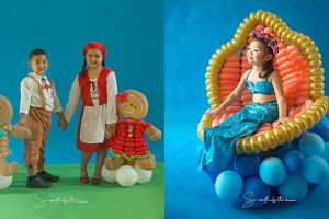 Gaya pemotretan 7 anak seleb jadi tokoh kartun, gemes abis