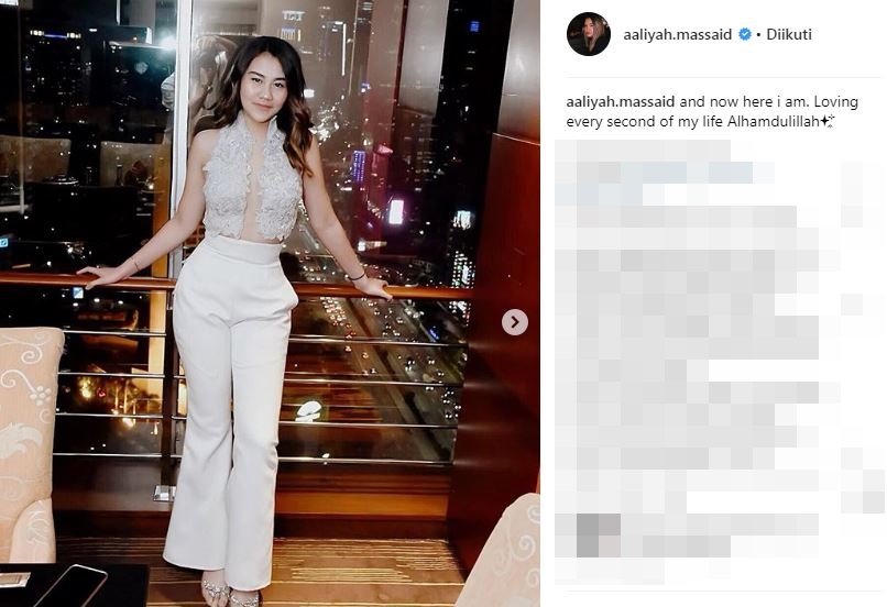 Aaliyah Massaid rayakan ultah ke-17, penampilannya jadi sorotan