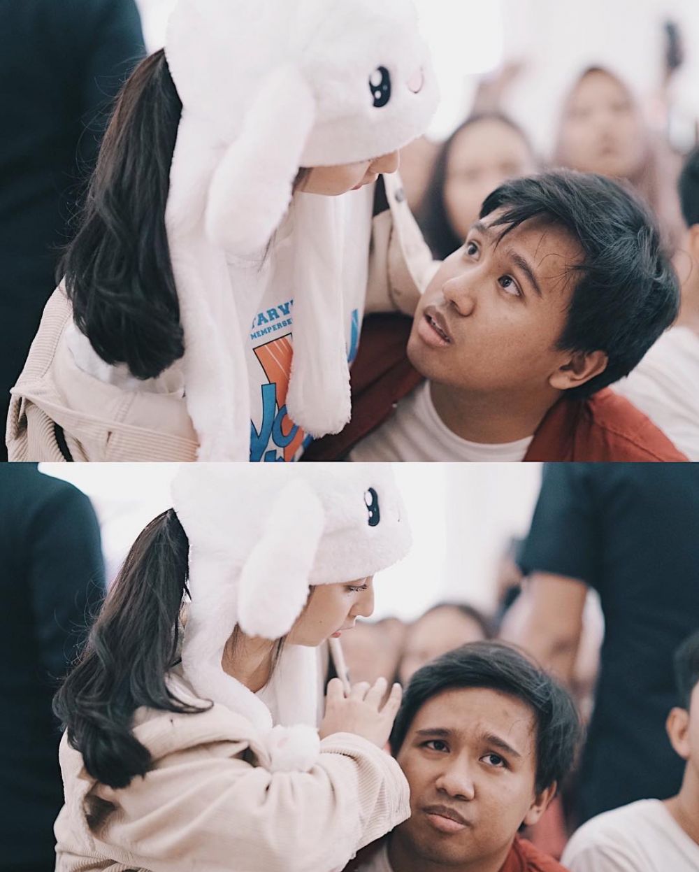 10 Momen Joshua Suherman & kekasih promo Yowis Ben 2, bikin baper