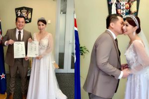 10 Potret pernikahan Femmy Permatasari & suami di Selandia Baru