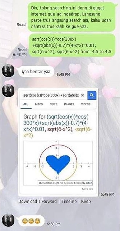 Soal matematika romantis