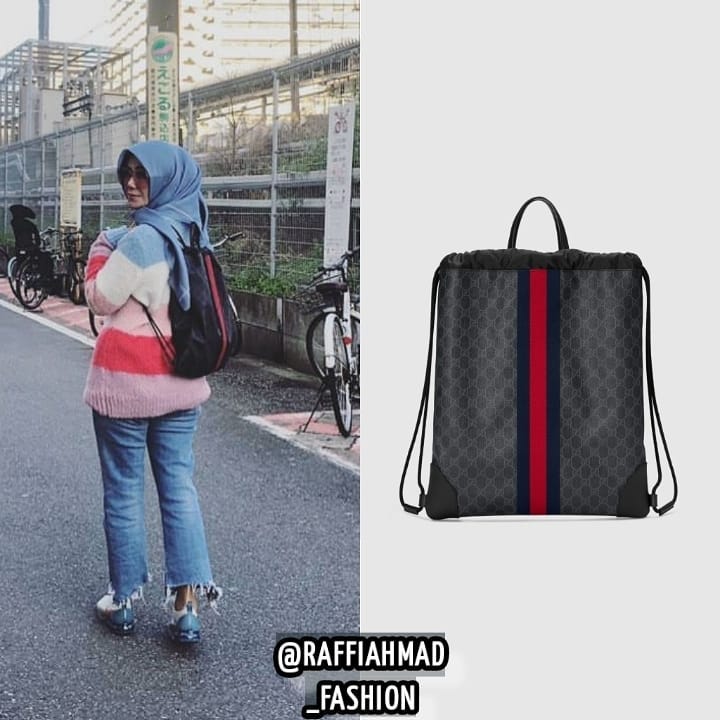 Harga 10 tas yang dipakai Amy Qanita saat liburan ini bikin melongo