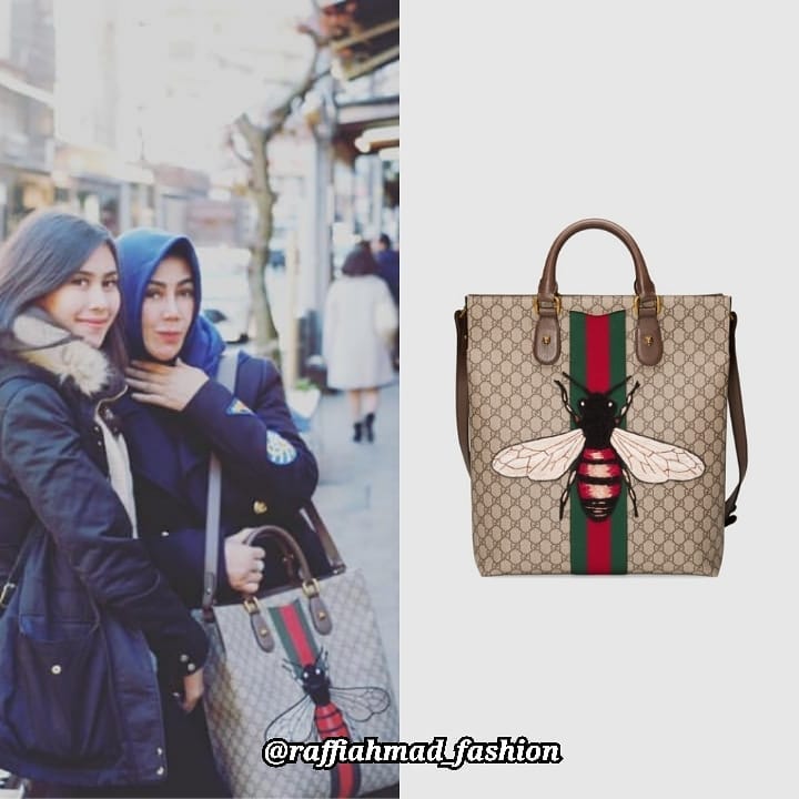 Harga 10 tas yang dipakai Amy Qanita saat liburan ini bikin melongo