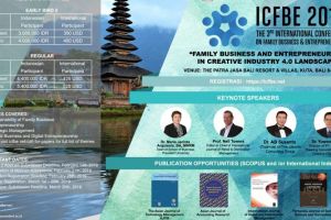 Siap digelar, ICFBE 2019 akan jadi gudang ilmu bagi pebisnis muda