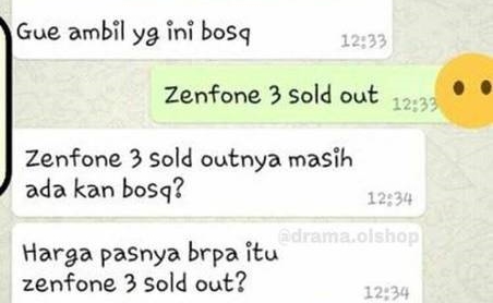 12 Chat lucu lika-liku jualan online ini bikin tepuk jidat