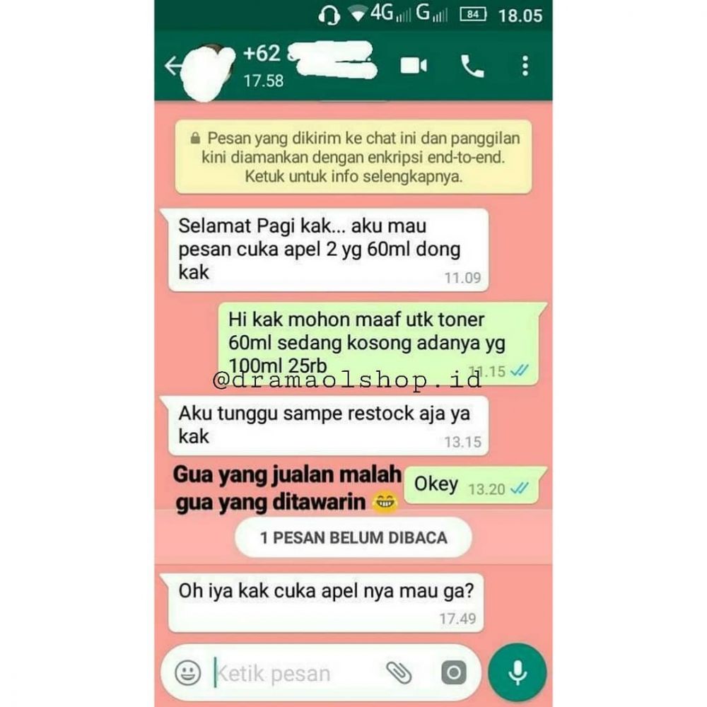 12 Chat lucu lika-liku jualan online ini bikin tepuk jidat