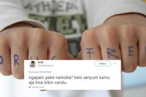 10 Cuitan lucu larangan pakai narkoba ini malah bikin baper