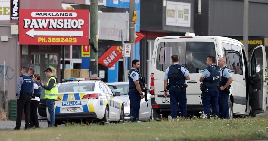 Detik-detik penangkapan tersangka penembakan di Selandia Baru