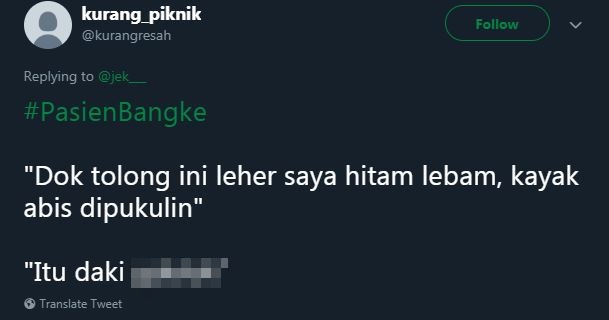 10 Cuitan lucu 'pasien bangke' ini kocaknya bikin ketawa ngakak