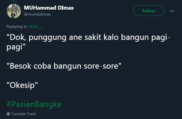 10 Cuitan lucu 'pasien bangke' ini kocaknya bikin ketawa ngakak