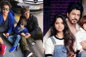 Jadi hot papa, ini 9 momen intim Shah Rukh Khan & ketiga anaknya