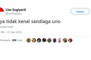 7 Cuitan lucu Bu Lies tanggapi Sandiaga ini bikin nyengir