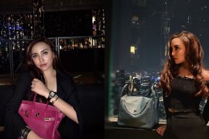 12 Gaya Salmafina hangout usai lepas hijab, outfitnya serba hitam