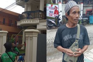 Kisah driver ojek online bangun rumah mewah hasil ngojek 4 tahun