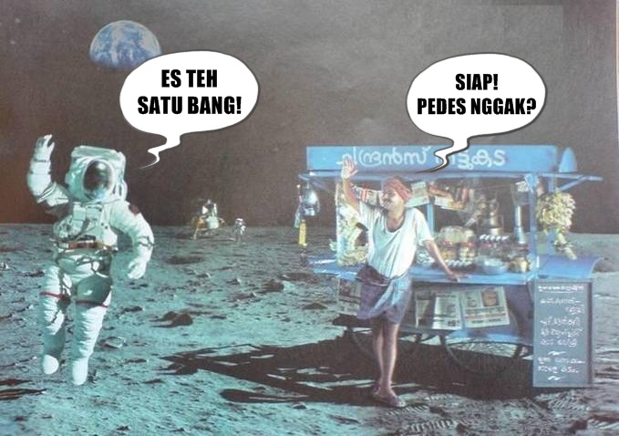 10 Meme lucu astronot di bulan ini bikin ngakak sampai 