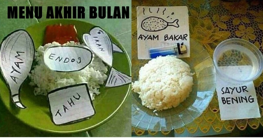 15 Meme lucu menu makanan tanggal tua ini bikin cengar-cengir