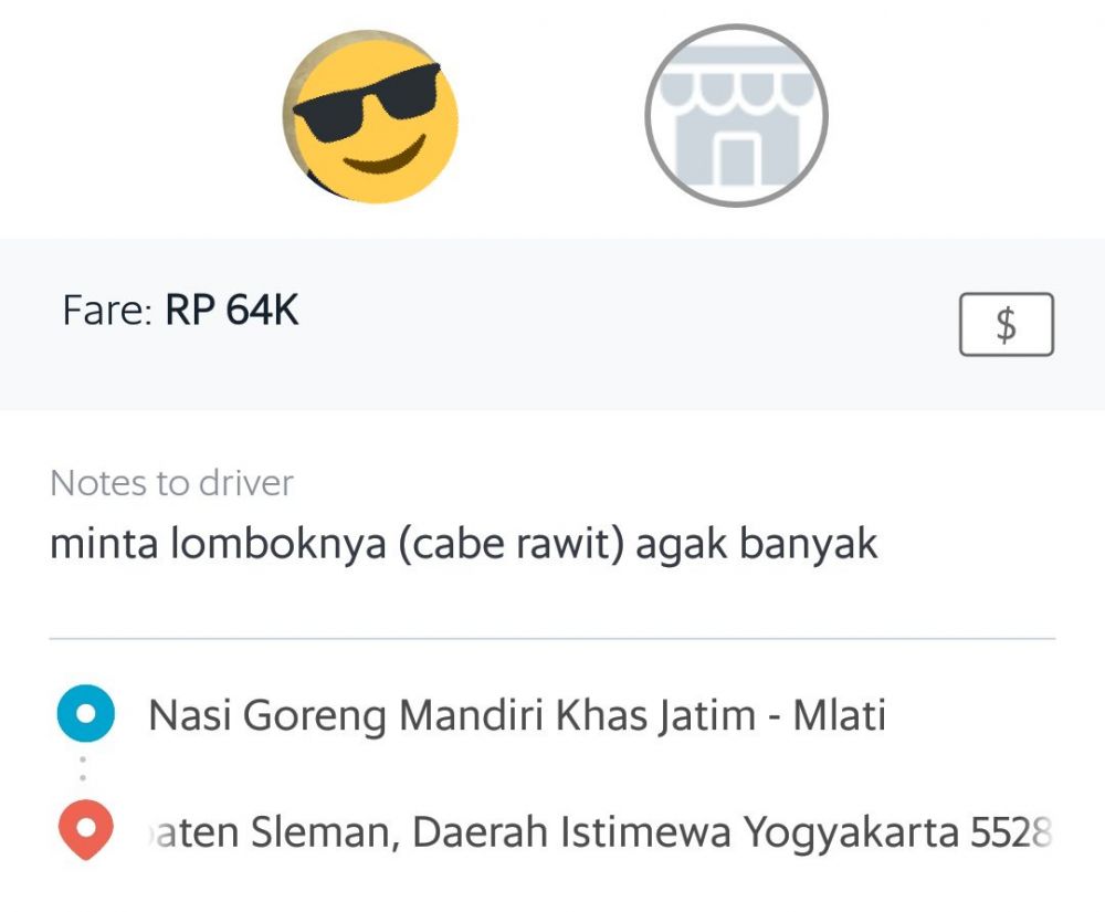 Minta ekstra cabai, pria ini takjub dengan pesanan makanannya