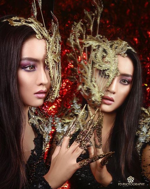 7 Pesona Natasha Wilona pakai makeup tebal, manglingi
