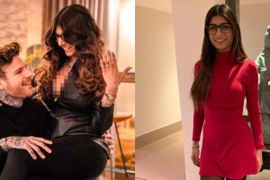 10 Momen romantis Mia Khalifa dilamar kekasihnya, penuh kejutan