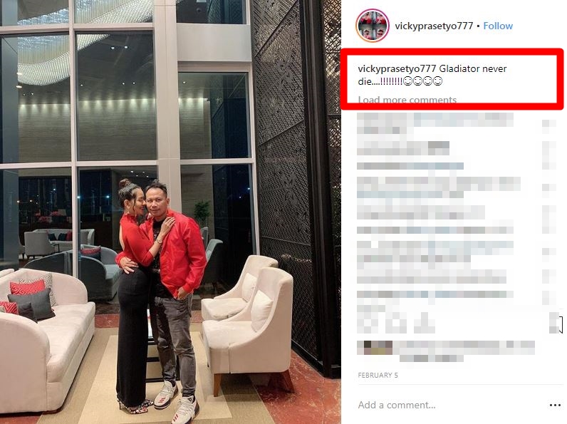5 Caption Vicky Prasetyo untuk Anggia Chan, bikin gagal paham