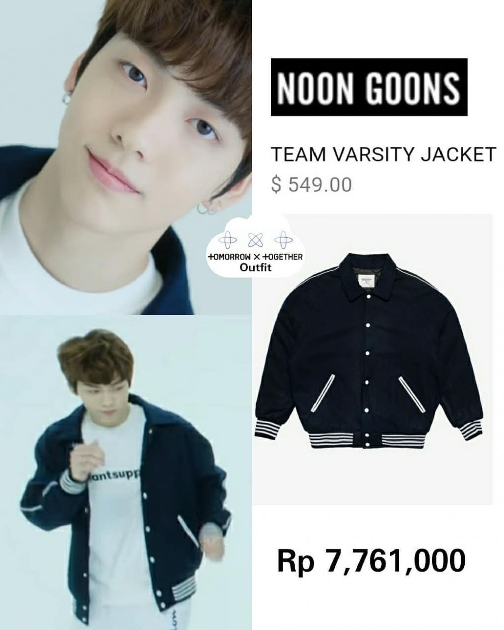 10 Jaket member Tomorrow X Together (TXT), ada yang Rp 49 juta