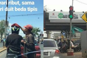 12 Momen absurd di lampu merah ini bikin pengen ketawa