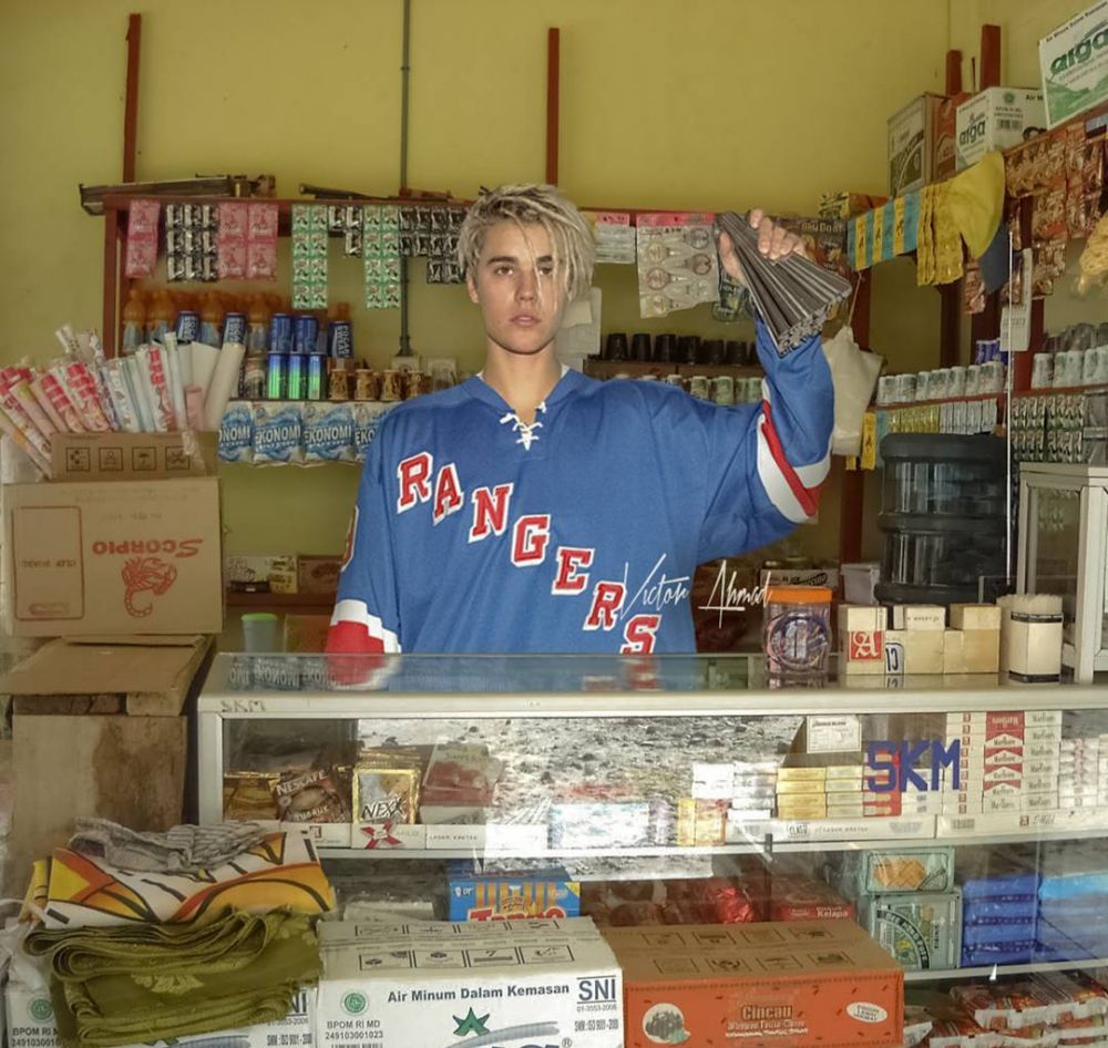 11 Editan foto Justin Bieber jadi orang Indonesia, kocak banget