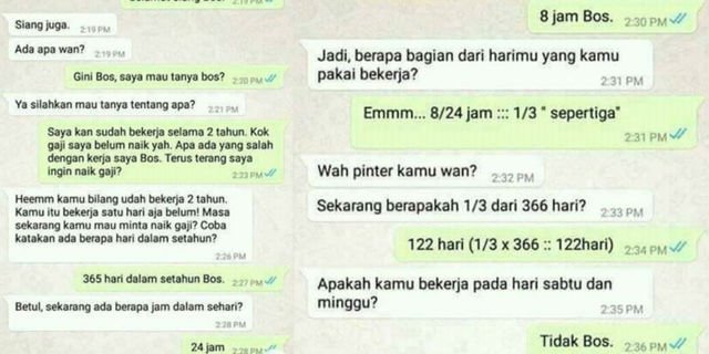 10 Obrolan lucu ditanya gaji ini bikin auto nyengir