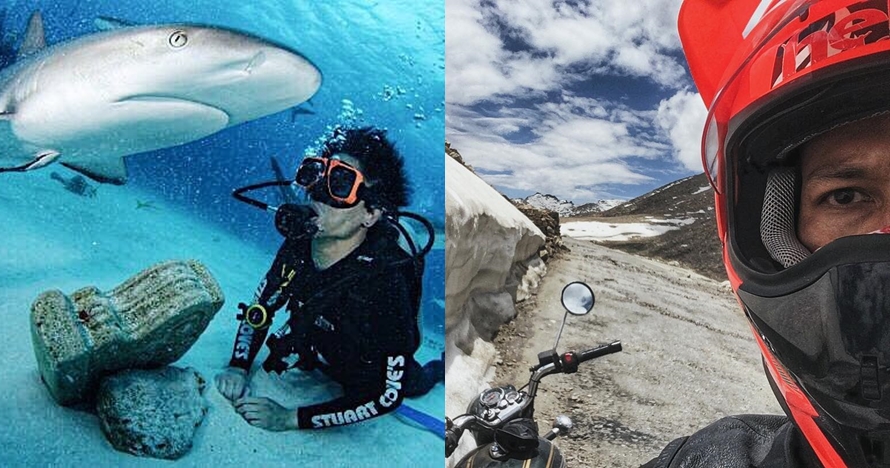 8 Aktivitas ekstrem Chef Juna, menyelam sampai motoran di Himalaya