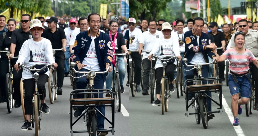 10 Momen Jokowi di Jogja, ngontel dan nyanyi bareng God Bless