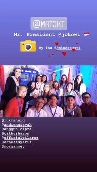 11 Momen seleb hadir di peresmian MRT Jakarta, seru bareng Jokowi