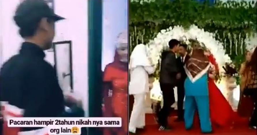 Pulang dari merantau, pria ini 'disambut' pernikahan pacarnya