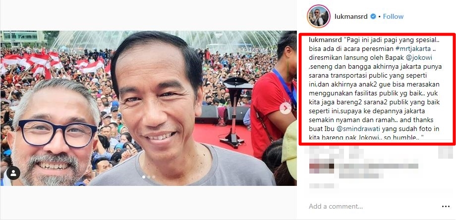 Komentar 9 seleb usai coba MRT Jakarta, bikin pengen ikutan naik