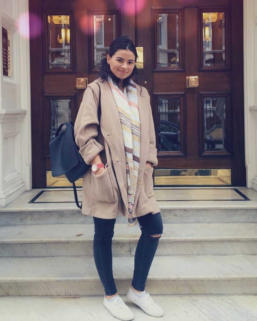 10 Potret Ailish Ferguson, model cantik yang dekat Giorgino Abraham