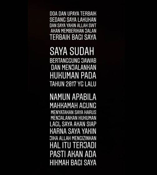 Terancam kembali ke penjara, ini 3 curhat sedih Ridho Rhoma