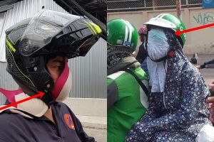 10 Kelakuan nyeleneh orang pakai masker ini bikin tepuk jidat