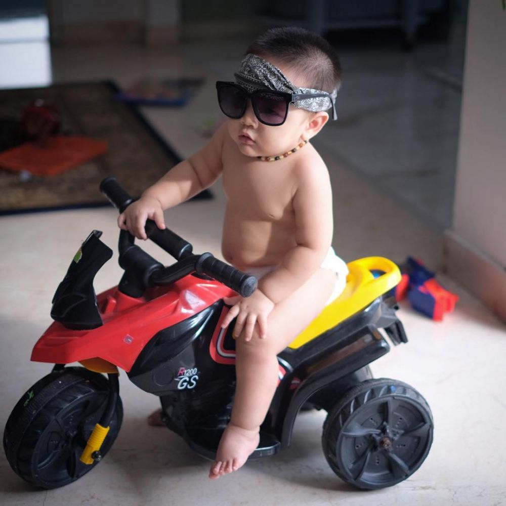 10 Potret gemas Bhre Kata anak Zaskia Mecca & Hanung Bramantyo